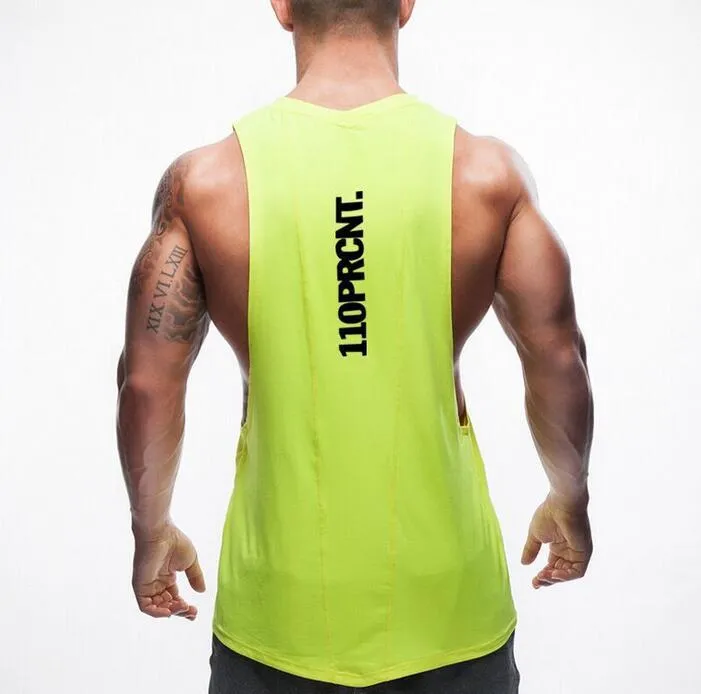 110PRCNT Workout USA Sleeveless Fitness Tank Top for Men