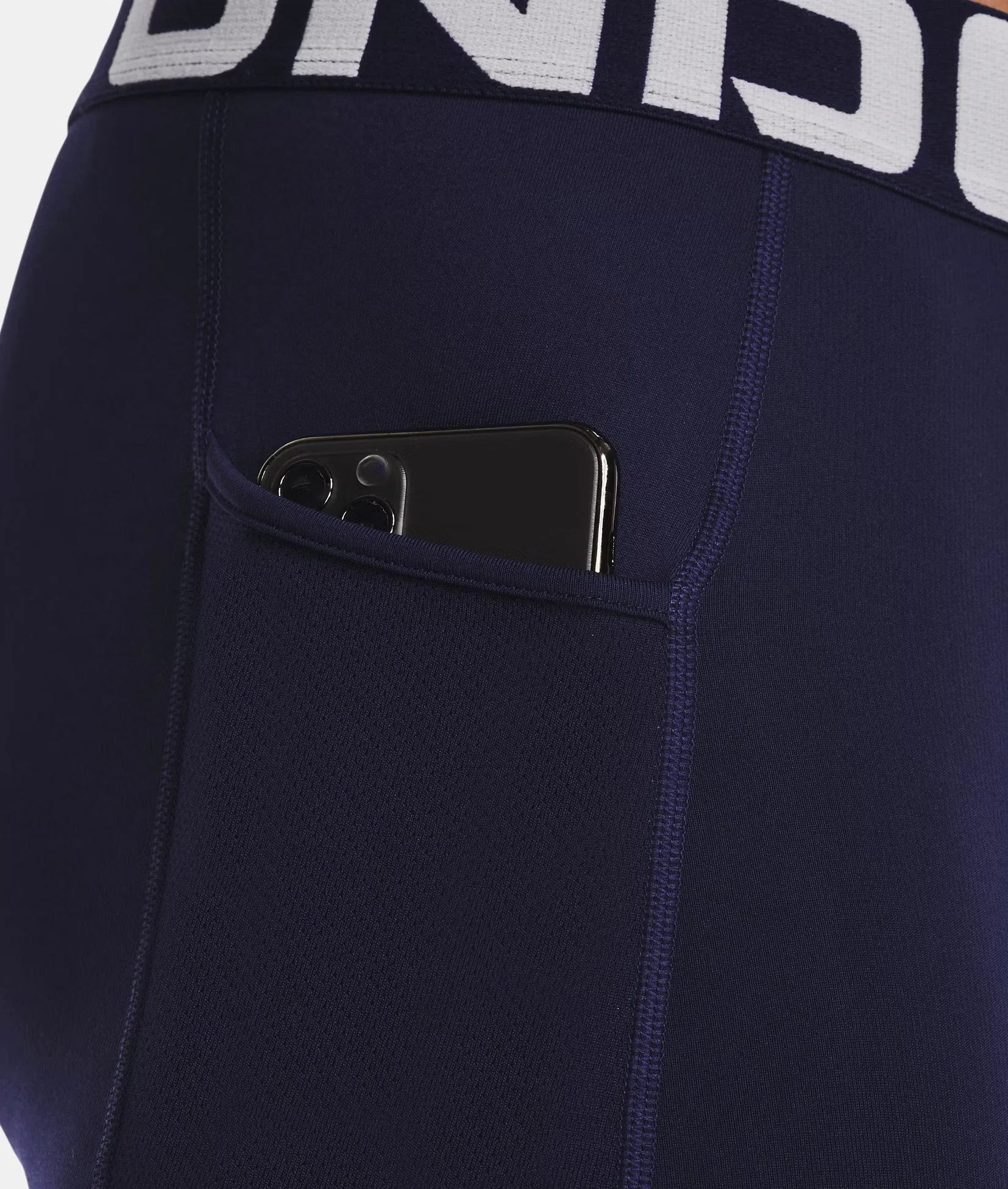 1366075410, Under Armour, Men's Coldgear Leggings - Navy