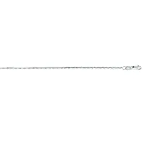 14K W Gold 0.10MM Box Chain