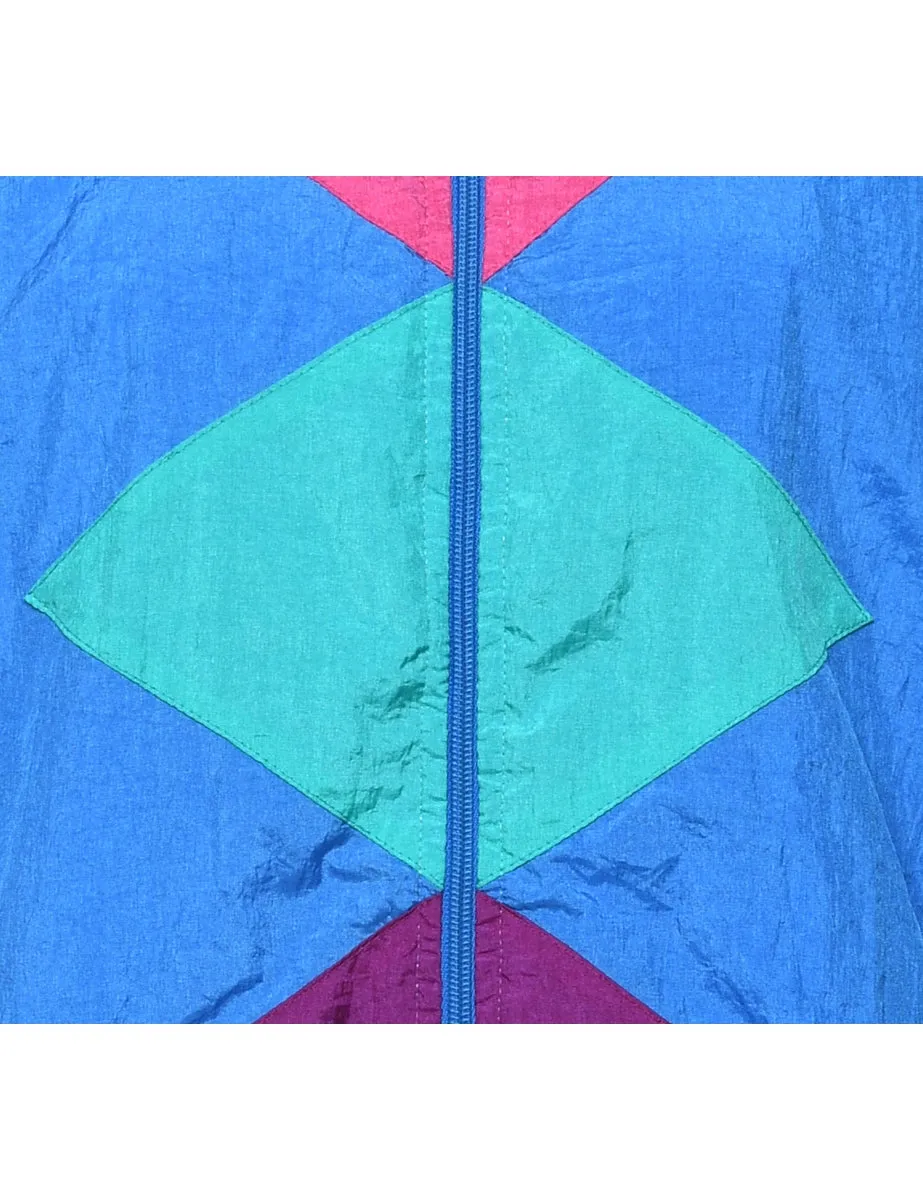 1990s Multi-Colour Nylon Jacket - L