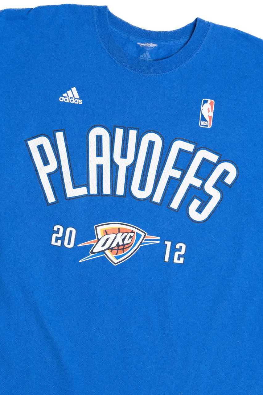 2012 Oklahoma City Thunder NBA Playoffs Adidas T-Shirt
