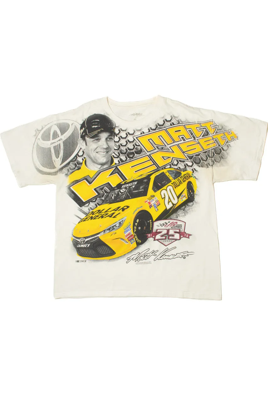 2015 Matt Kenseth NASCAR AOP Front/Back T-Shirt