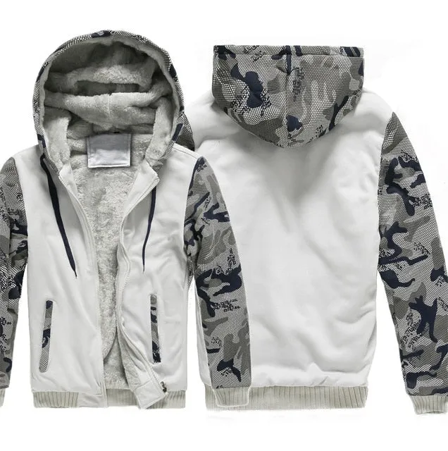 2019 new Winter Warm Hoodies Casual fleece style Hooded Coat men Thick Zipper Jacket male harajuku streetwear Sweatshirt M-4XL