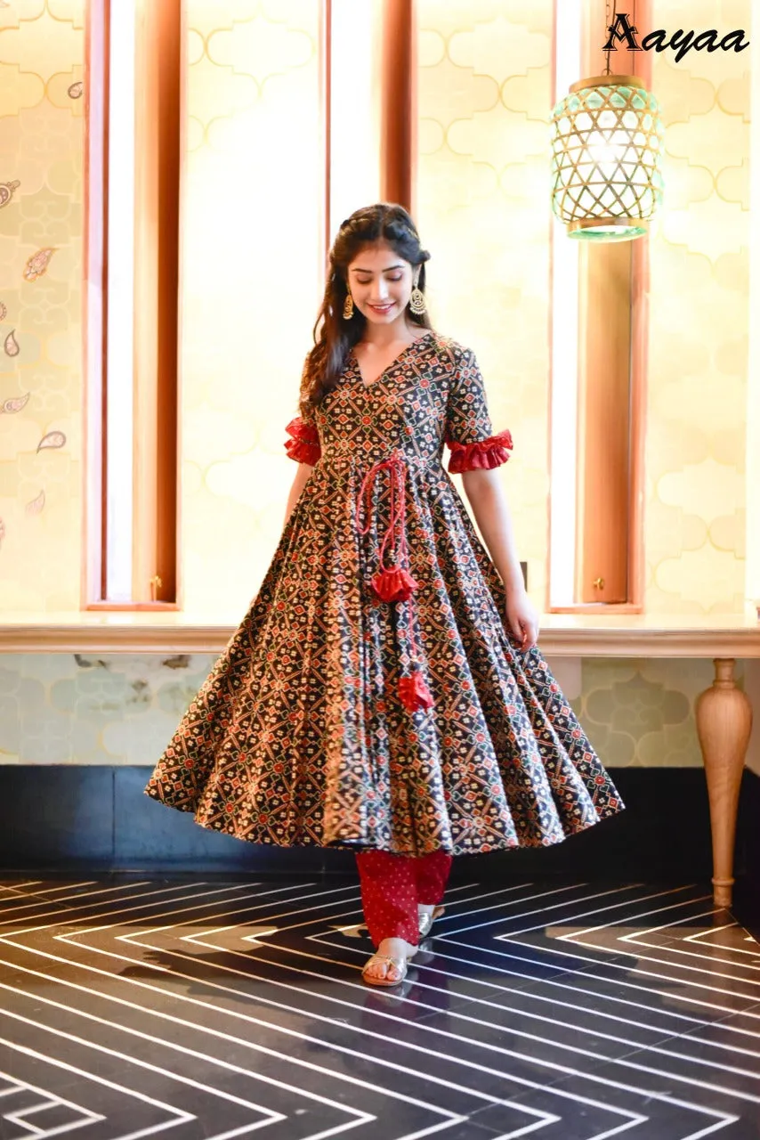 Aayaa vol 6 Cotton Silk Heavy Digital Printed Suit