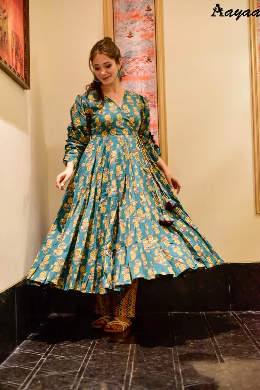 Aayaa vol 6 Cotton Silk Heavy Digital Printed Suit