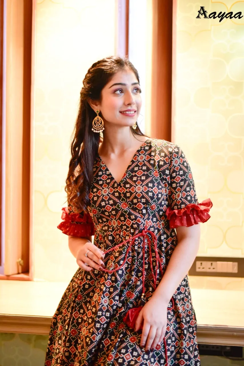 Aayaa vol 6 Cotton Silk Heavy Digital Printed Suit