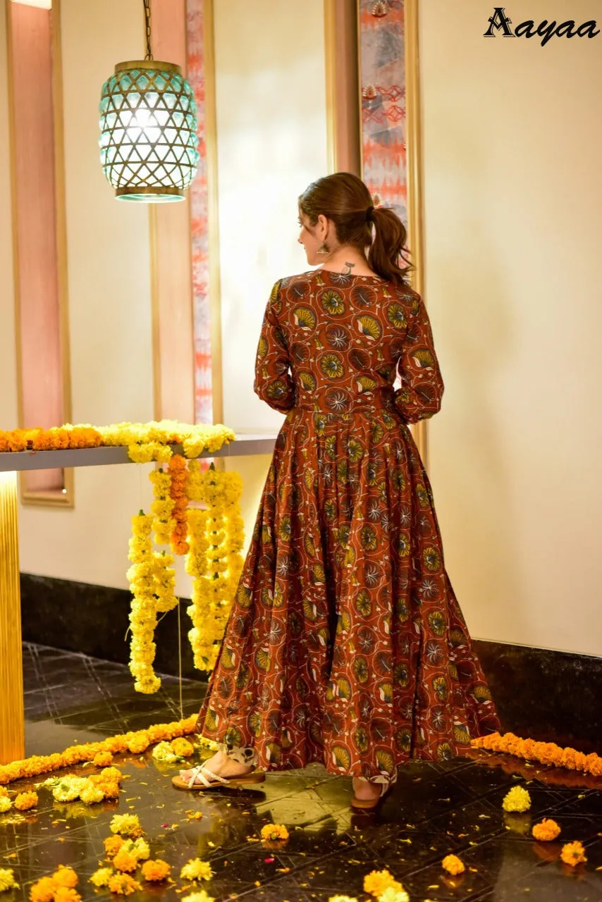 Aayaa vol 6 Cotton Silk Heavy Digital Printed Suit