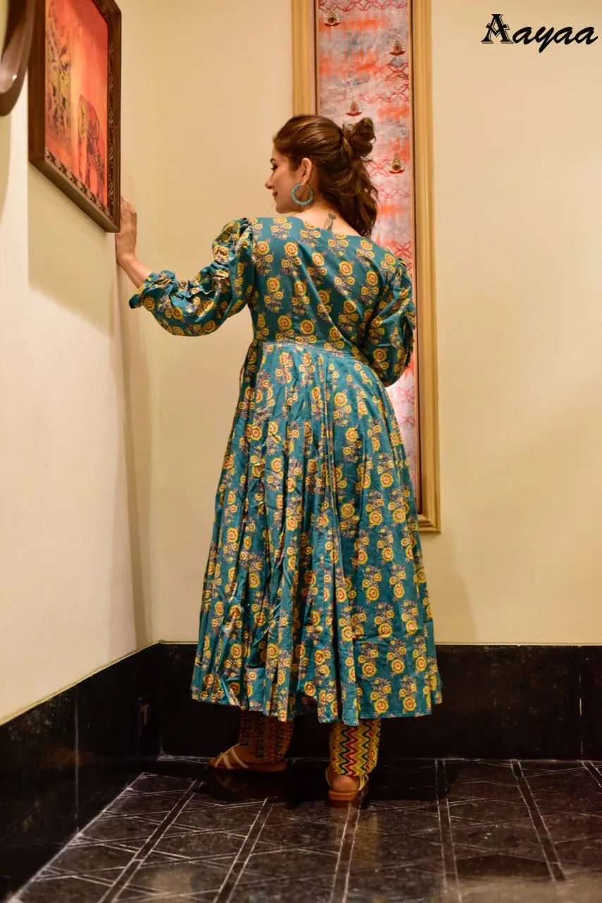 Aayaa vol 6 Cotton Silk Heavy Digital Printed Suit