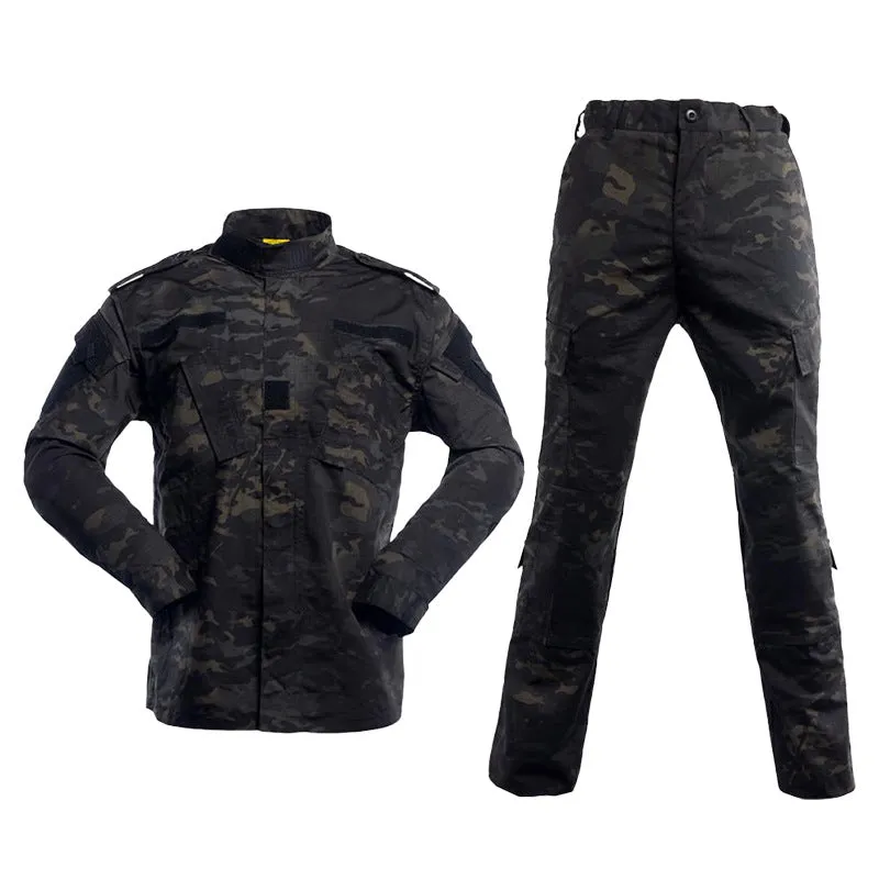 American Camo Outdoor Training Set Wear-resistant Suit