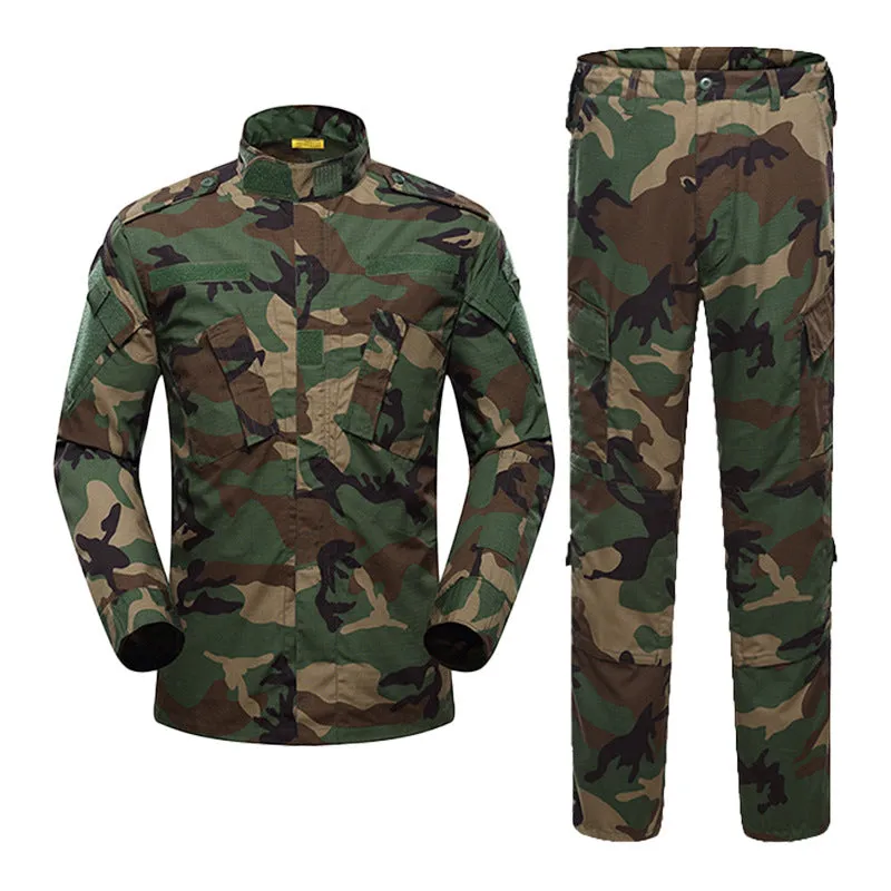 American Camo Outdoor Training Set Wear-resistant Suit