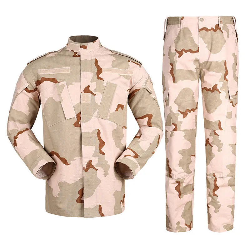 American Camo Outdoor Training Set Wear-resistant Suit