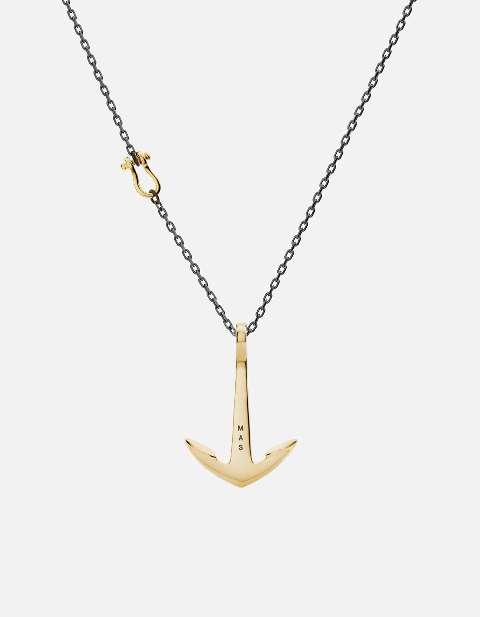 Anchor Necklace, Gold