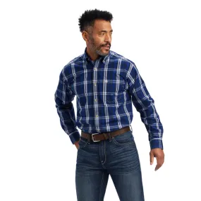 'Ariat' Men's Pro Series Burke Classic Fit Button Down - Dark Sapphire