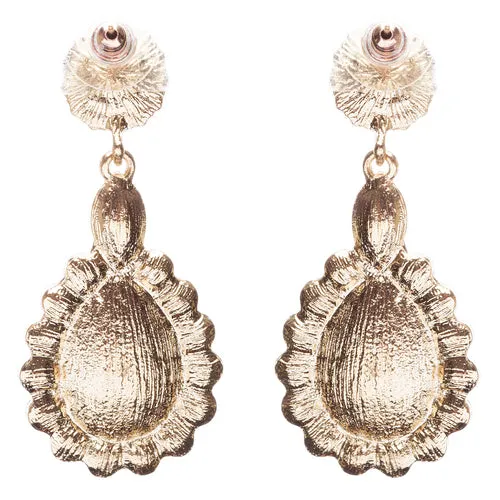 Beautiful Glamorous Bridal Crystal Rhinestone Teardrop Dangle Earrings Blue