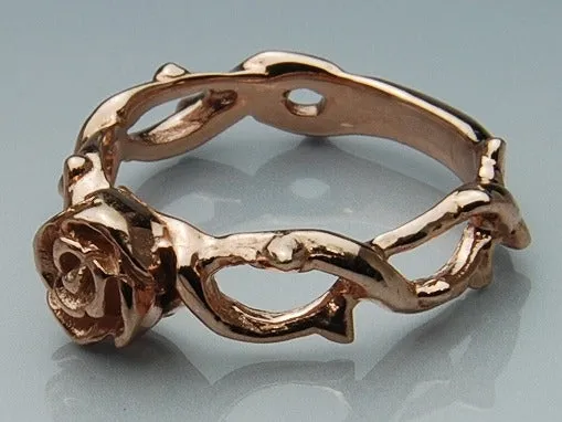 Cable Rose Ring