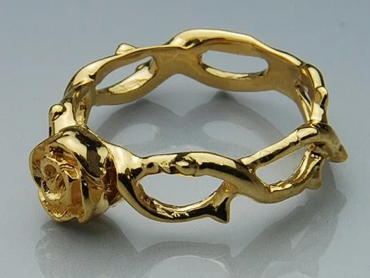 Cable Rose Ring