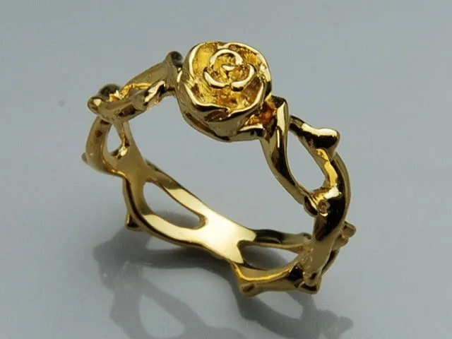 Cable Rose Ring