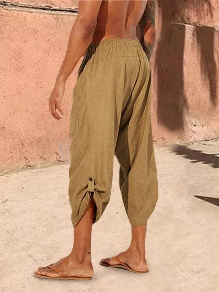 Casual Loose Elastic Waist Pant