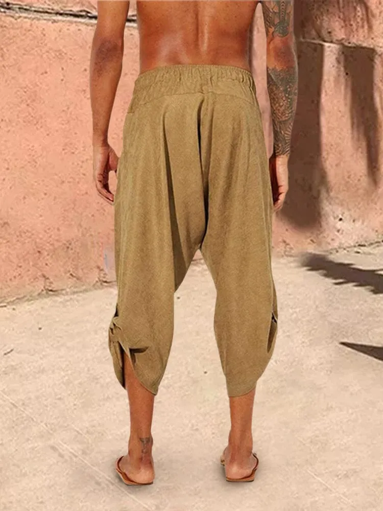 Casual Loose Elastic Waist Pant