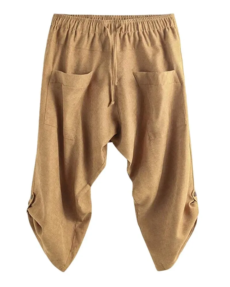Casual Loose Elastic Waist Pant