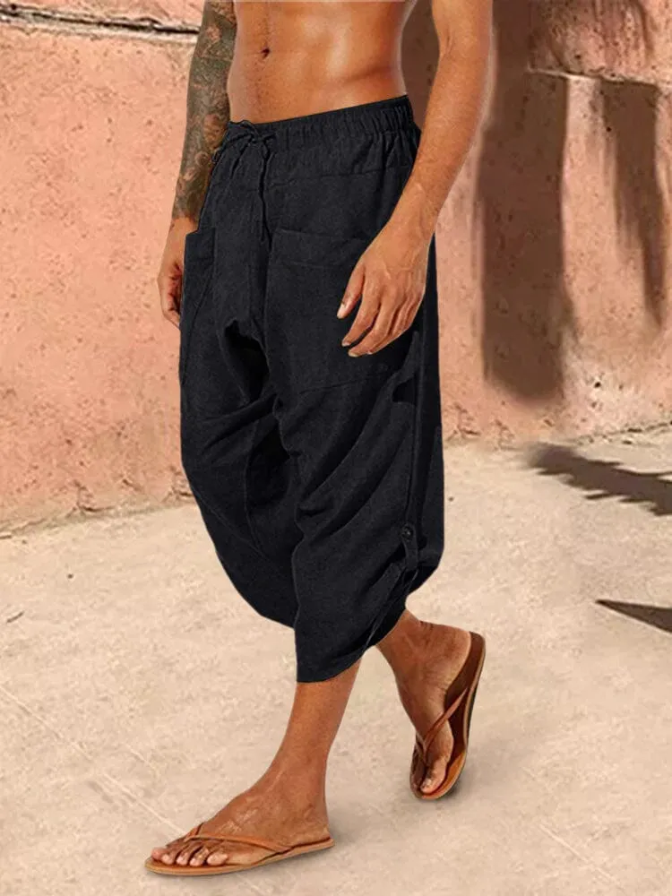Casual Loose Elastic Waist Pant