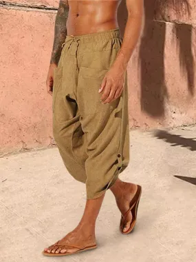 Casual Loose Elastic Waist Pant