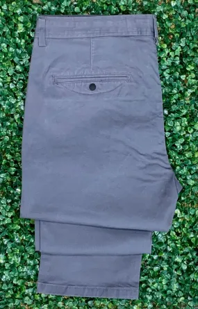 Casual pants color charcoal