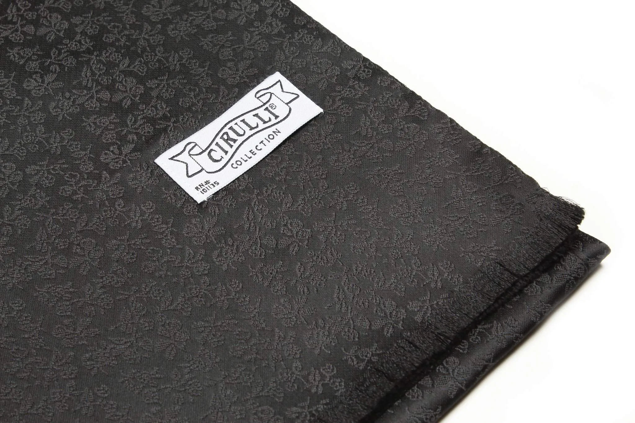 Reversible Black Cirulli Mens Scarf
