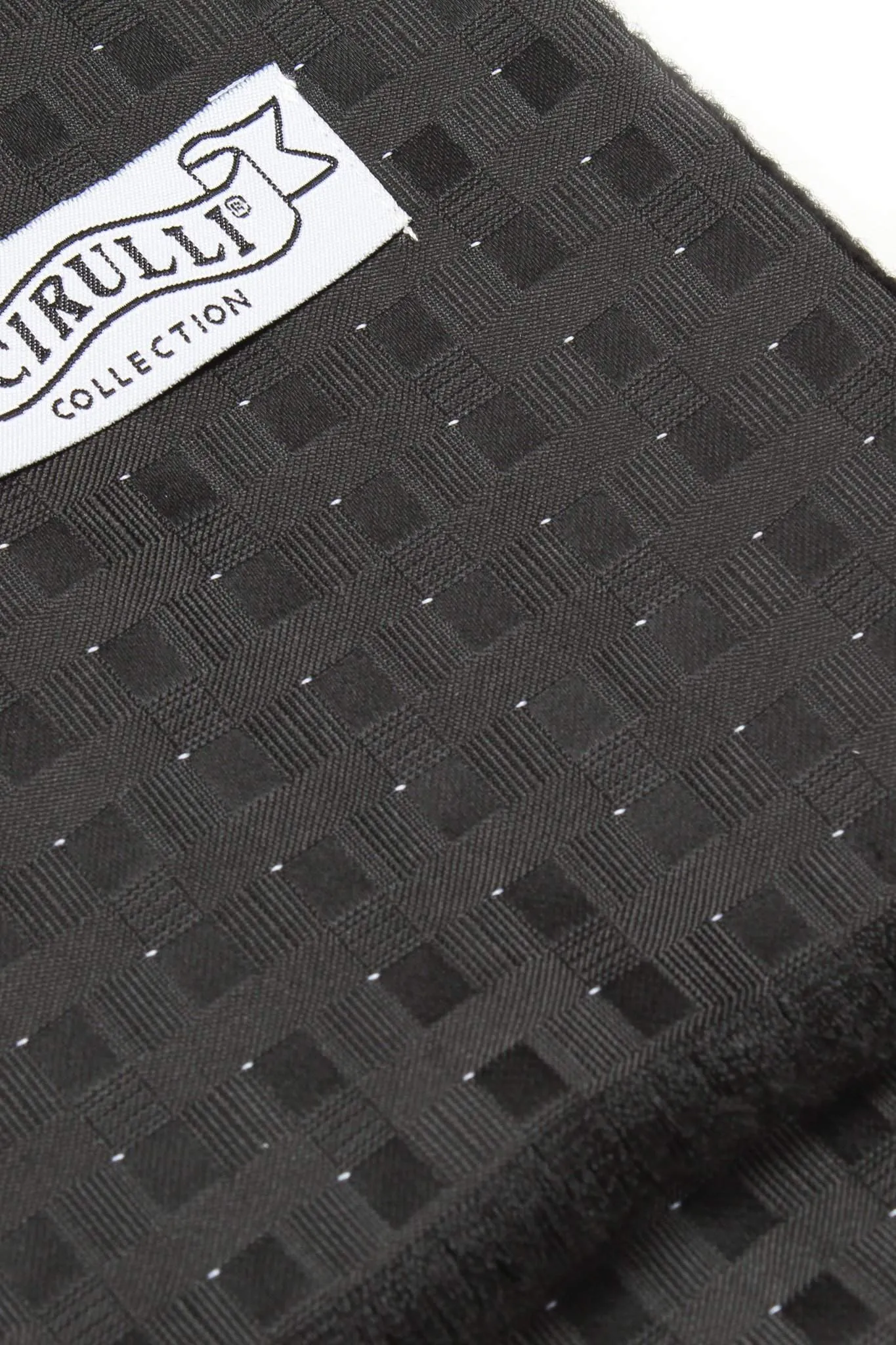 Reversible Black Cirulli Mens Scarf