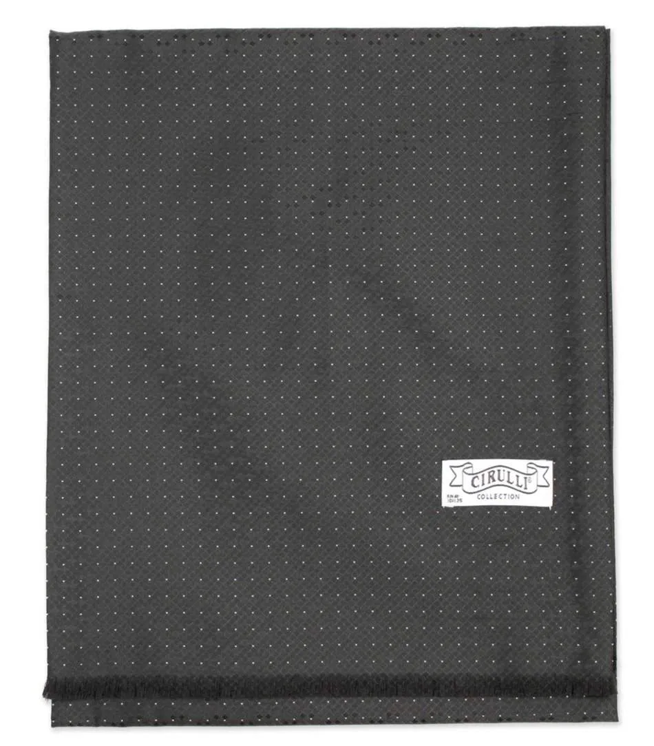 Reversible Black Cirulli Mens Scarf