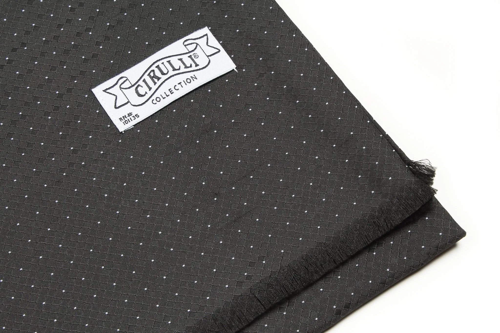 Reversible Black Cirulli Mens Scarf