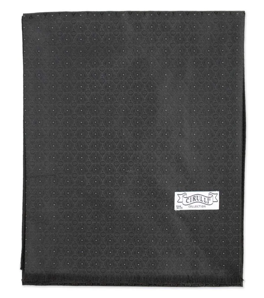 Reversible Black Cirulli Mens Scarf