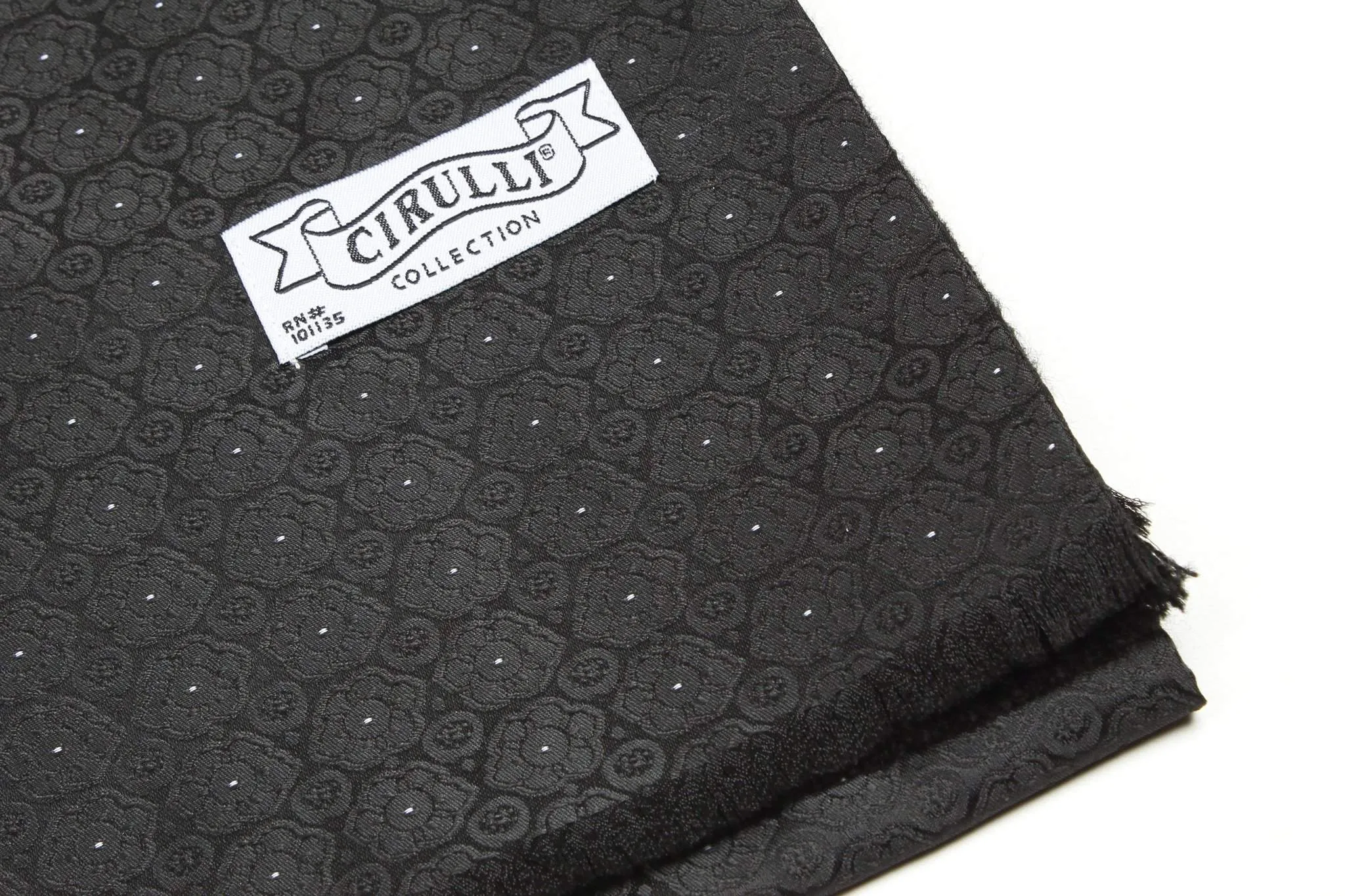 Reversible Black Cirulli Mens Scarf