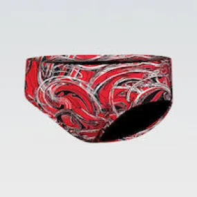 Dolfin Graphlite Red Tidal Wave Brief