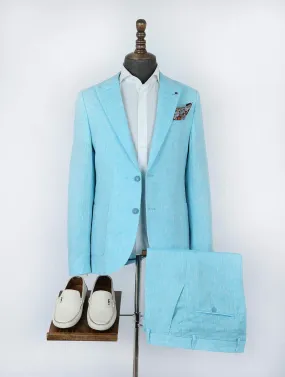 Edible Blue Linen Suit