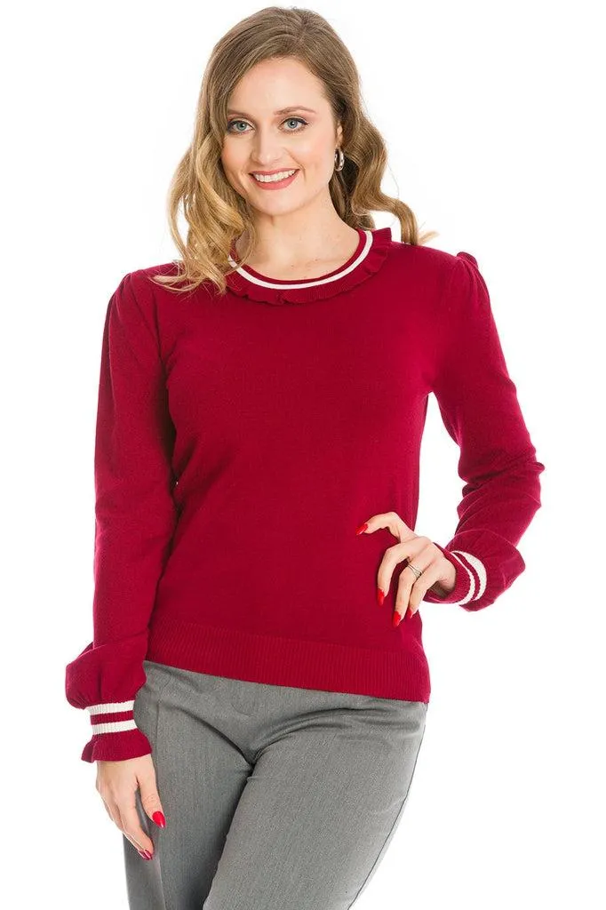 Frill Me Puff Sleeve Frill Jumper