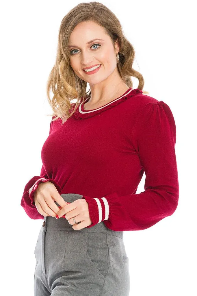 Frill Me Puff Sleeve Frill Jumper