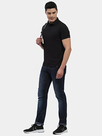 Hummel Swift Sports Polo Collar Tshirt Pack Of 2 (Blue/Black)