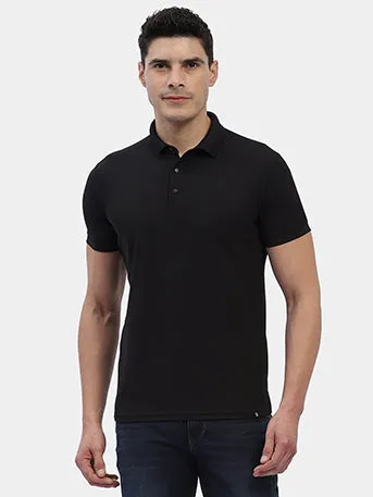 Hummel Swift Sports Polo Collar Tshirt Pack Of 2 (Blue/Black)