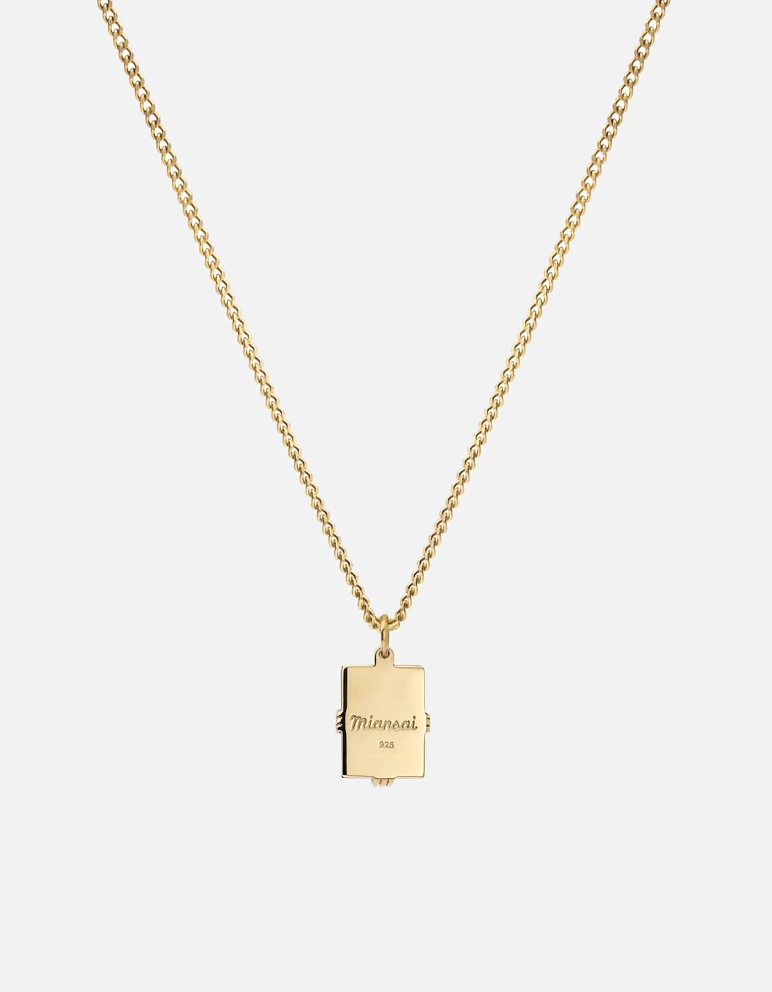 Lennox Agate Necklace, Gold Vermeil