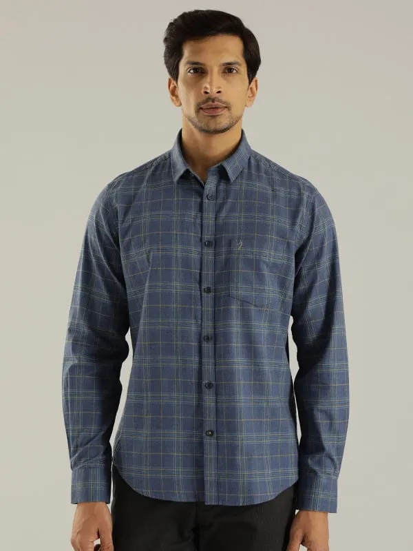 Men Checked Full Sleeve Cotton Shirt