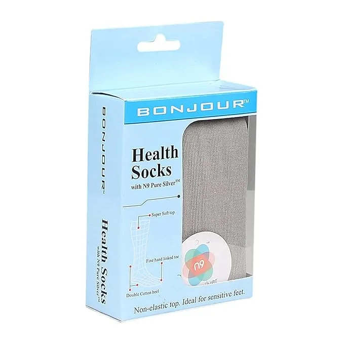 Men Health Socks (Light Grey)