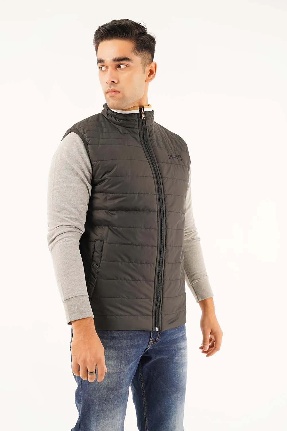 Men's Sleeveless Reversible Puffer Jacket