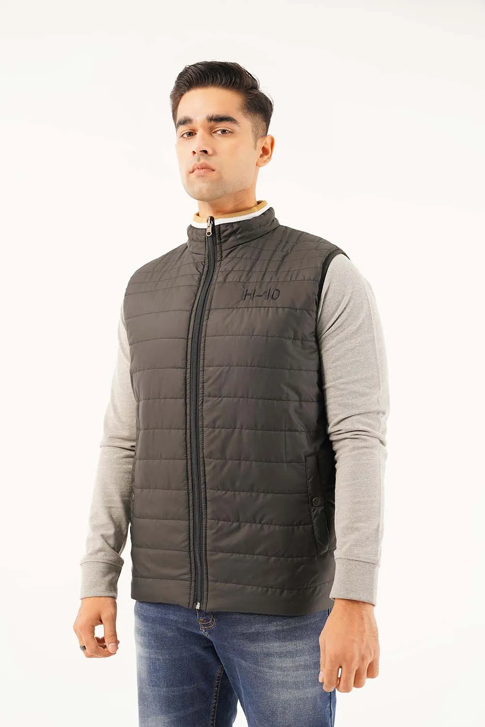 Men's Sleeveless Reversible Puffer Jacket