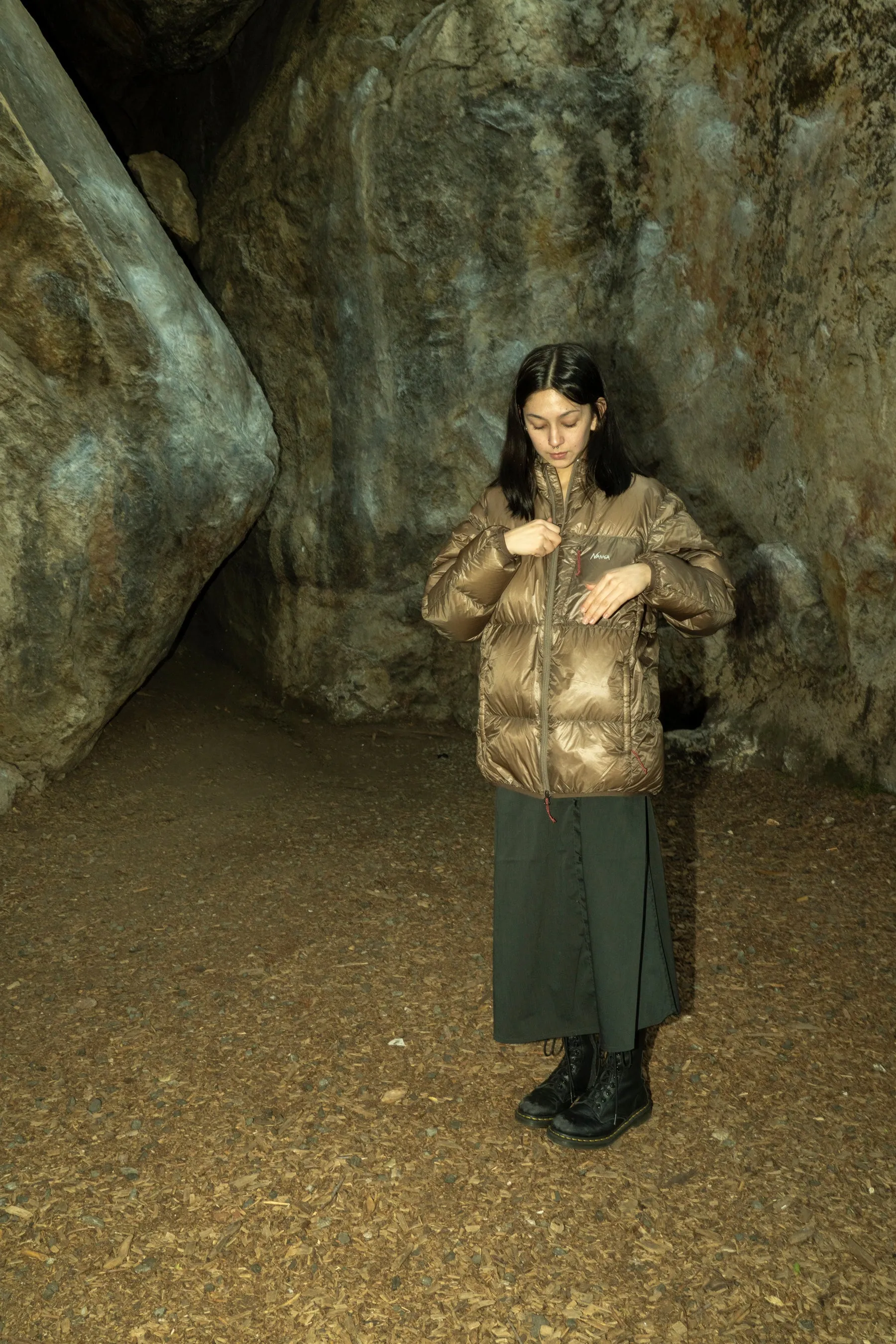NANGA - MOUNTAIN LODGE DOWN JACKET IN MOCHA