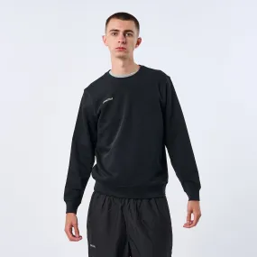 Omnitau Adult's Team Sports Crew Neck Cotton Sweatshirt - Black
