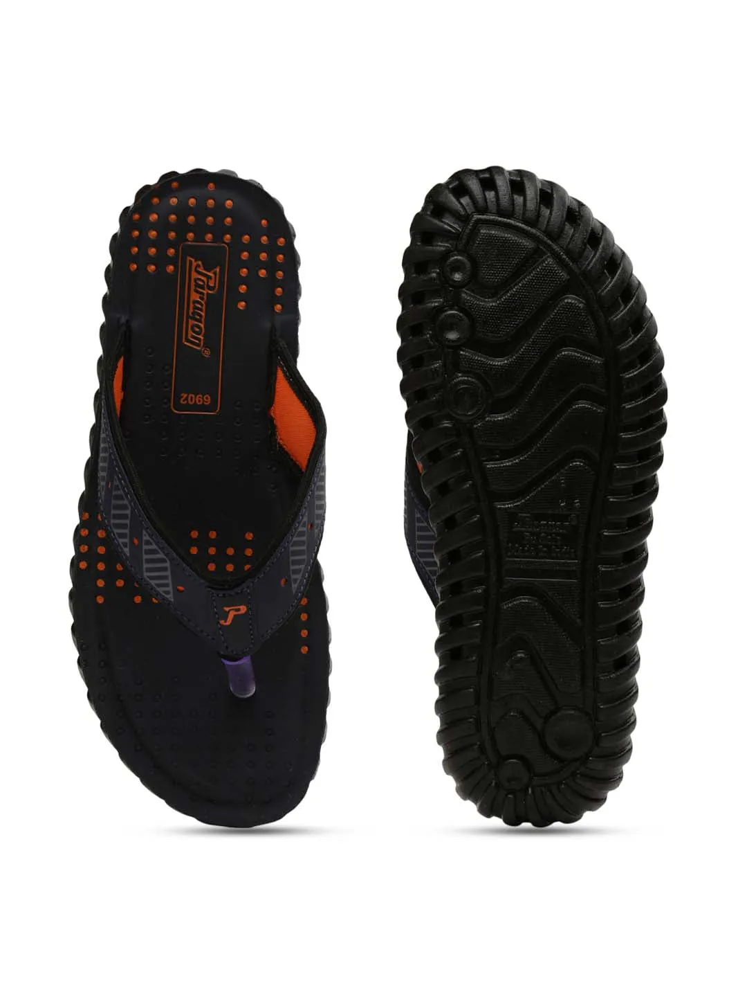 Paragon PU6902G Men Stylish Lightweight Flipflops | Comfortable with Anti skid soles | Casual & Trendy Slippers | Indoor & Outdoor