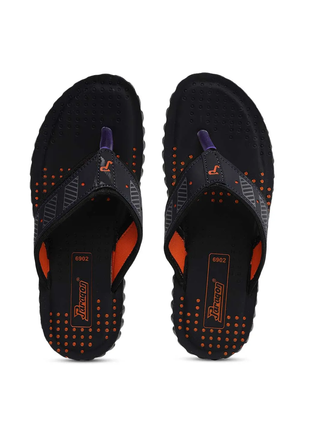 Paragon PU6902G Men Stylish Lightweight Flipflops | Comfortable with Anti skid soles | Casual & Trendy Slippers | Indoor & Outdoor