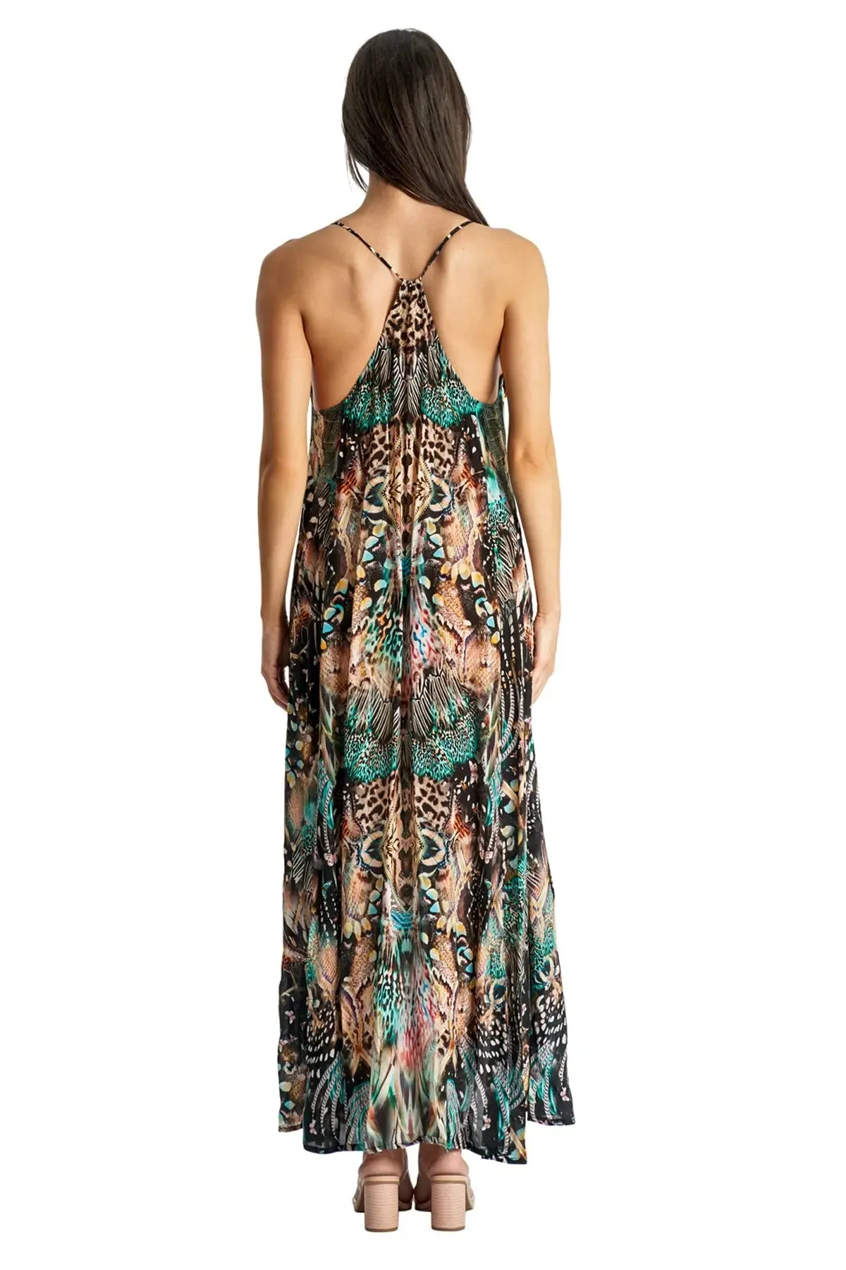 Racerback Maxi Dress for Resort or Cruise