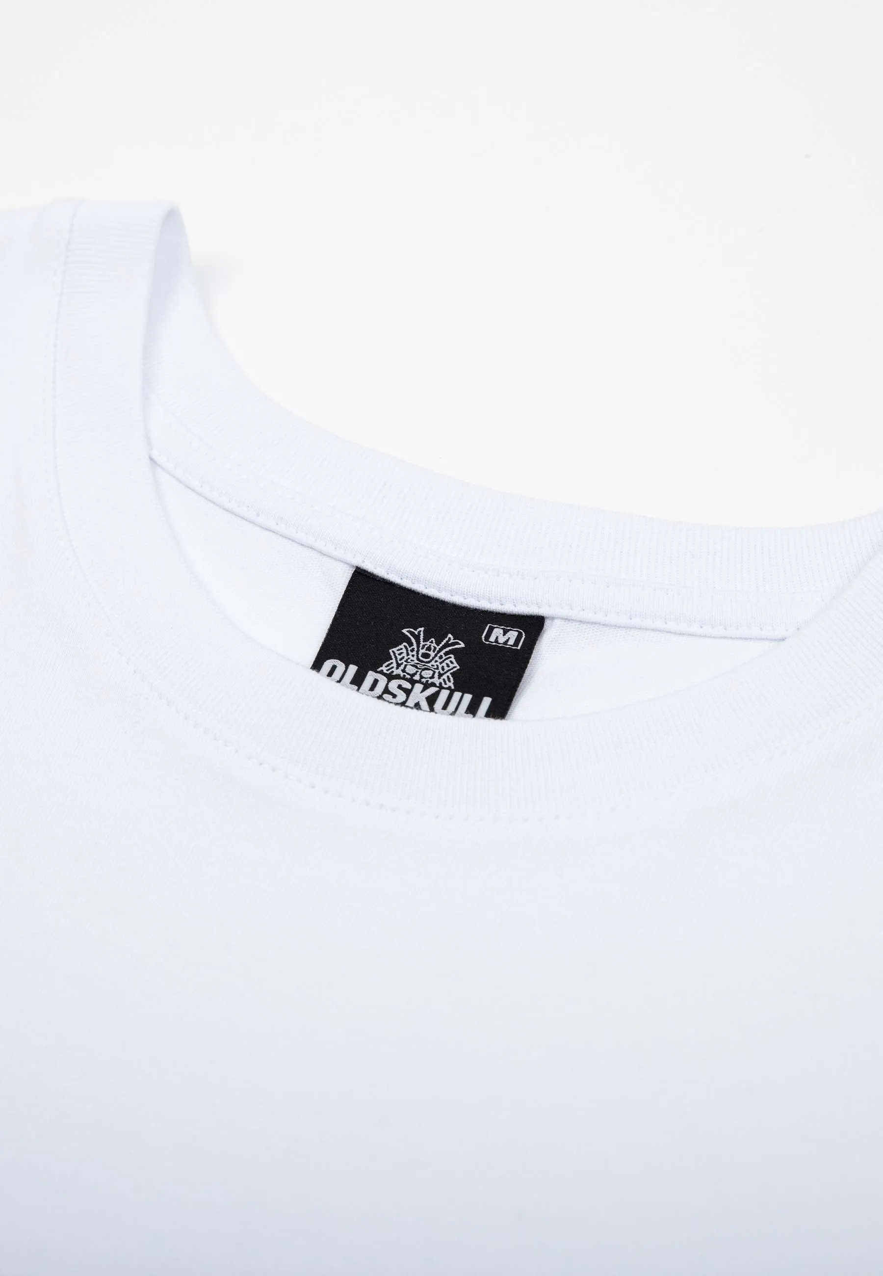 Rebel Cat Backprint T-Shirt White